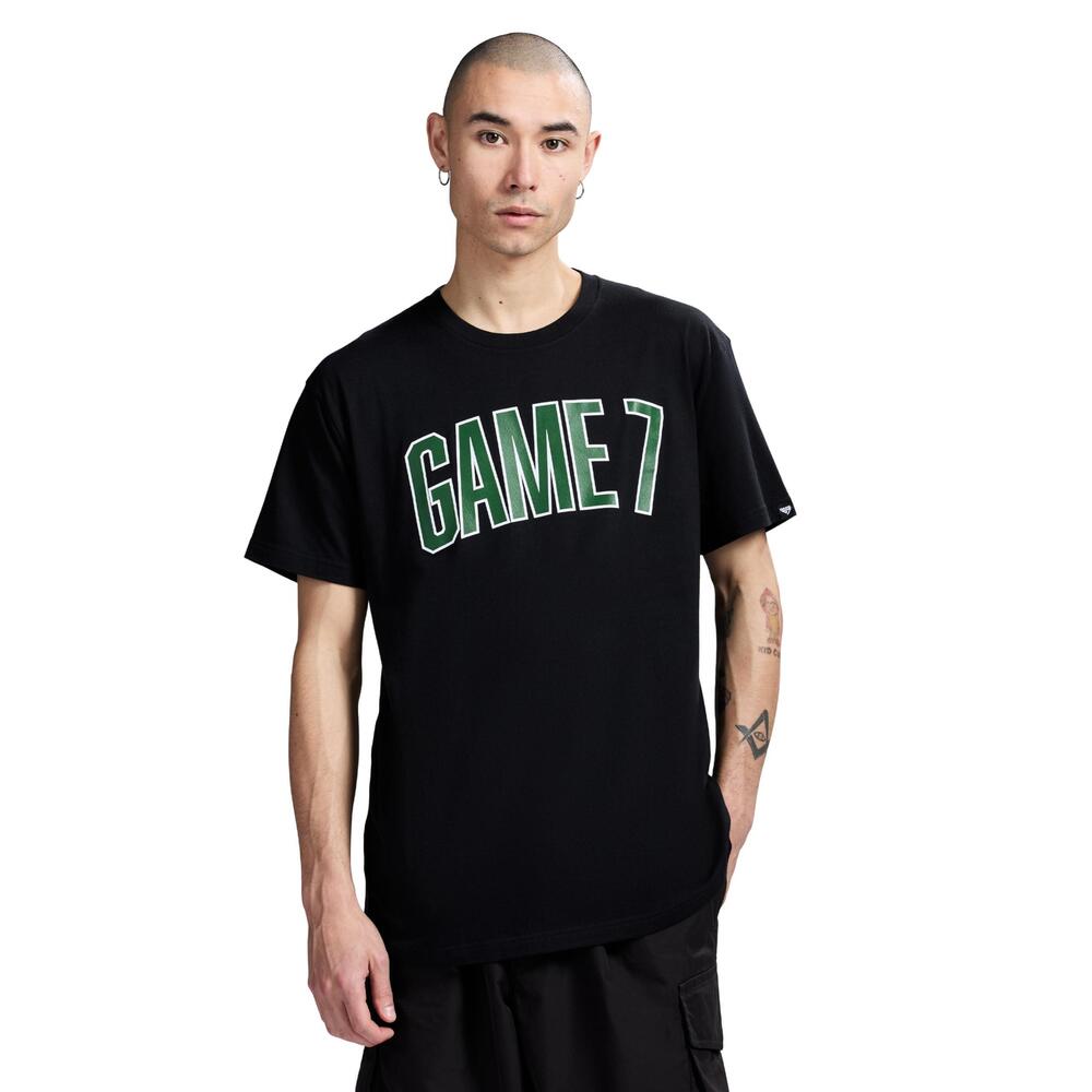 Game 7 Mens Short Sleeve Lightweight Graphic Logo Crew Neck Cotton T-Shirt